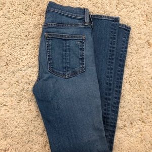 rag & bone high rise ankle skinny